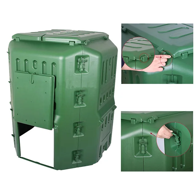 480l Plastic Compost Bin Compost,Garden Compost Bin Made From Recycled