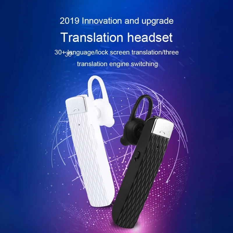 Wireless comfortable wear HiFi sound language translator earphones T2 for mobile sports - ANKUX.COM