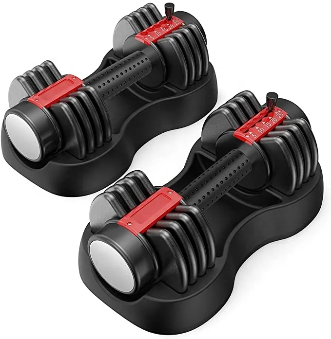

adjustable dumbbell,200 Pieces, Red,black,customized