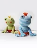 Hot Selling Lovely Animal Cute Frog Handmade DIY Crochet Doll Animal For Present
