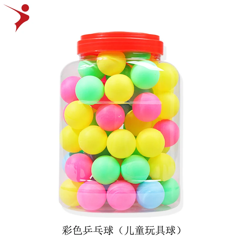 Regail 60 Pc Table Tennis Balls In Barrel White And Orange Color Ping