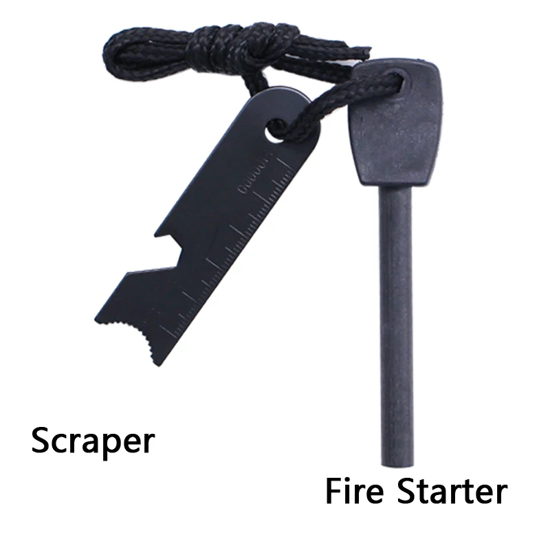 Bushcraft Emergency Survival Magnesium Fire Starter With Striker Buy Super Thick Outdoor
