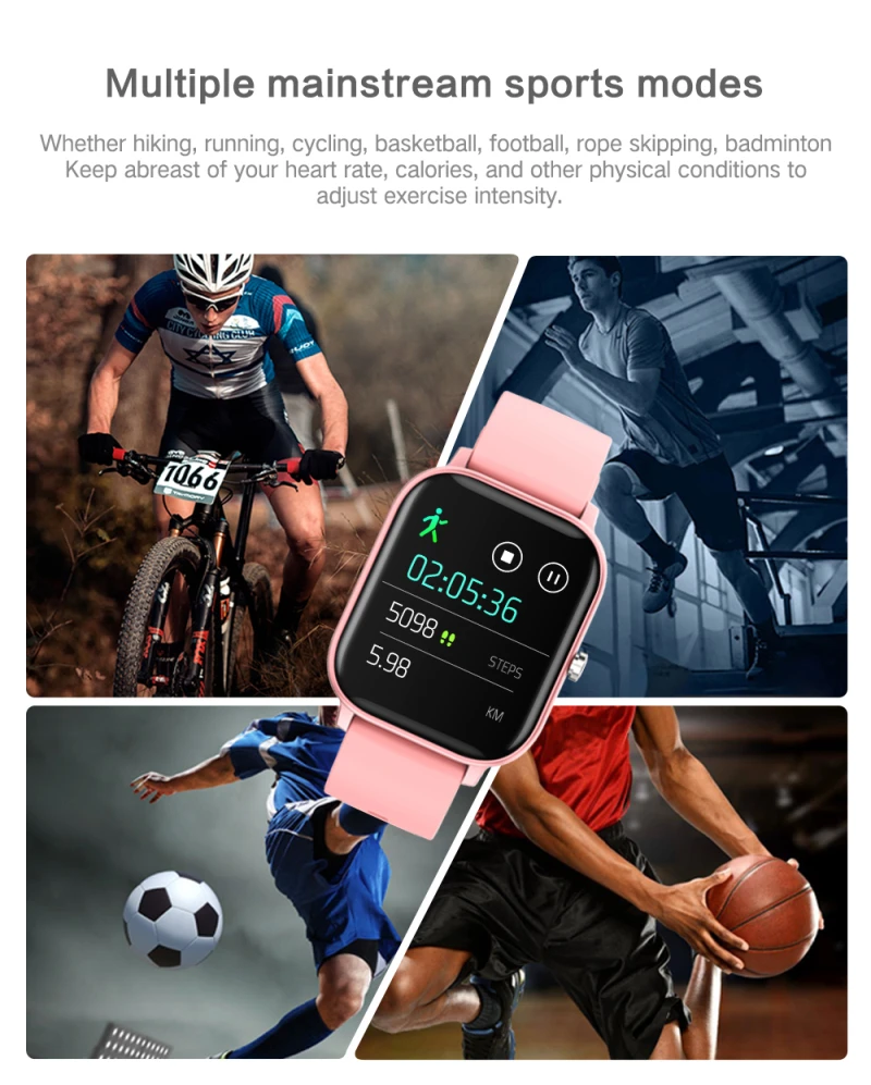 1.4 inch Smart Watch Men Full Touch Fitness Tracker Heart Rate Smart Clock Women Smartwatch P8 (6).jpg