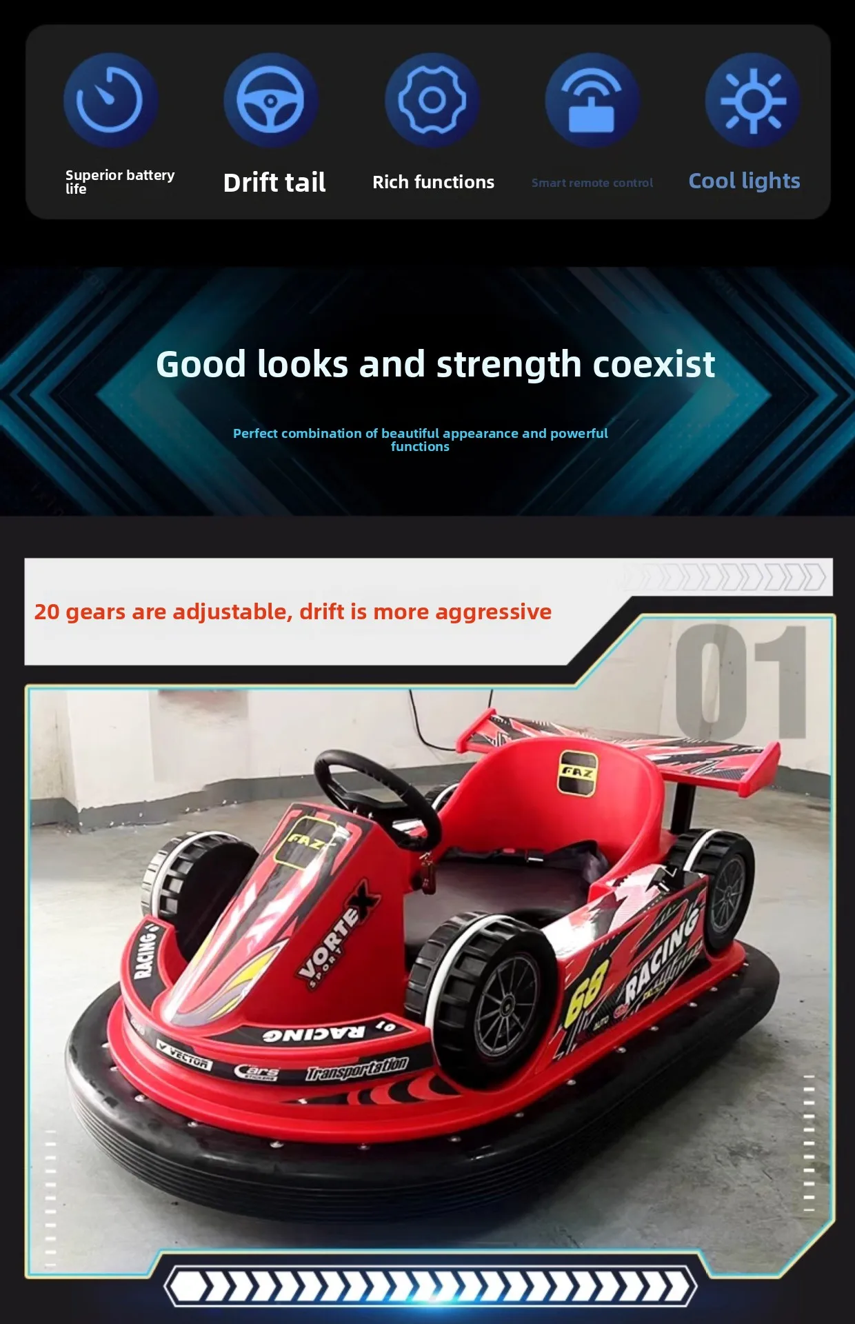 Most Cost-Effective Indoor/Outdoor Children's Bumper Cars for Home & Shopping Mall Amusement & Entertainment Facilities