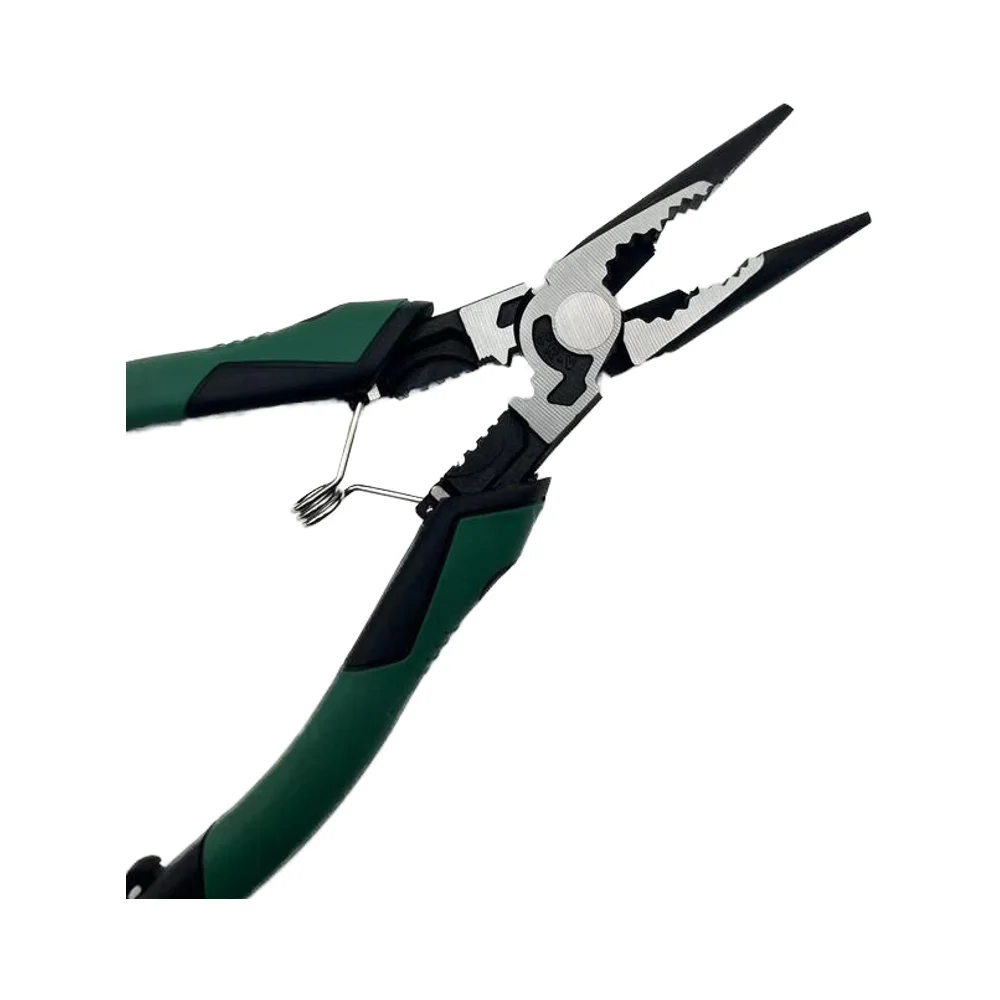 Industrial Grip PVC Cutting Applications with Serrated Jaw Wire Stripper Crimper Cutter Soft Grip Plastic Handle Easy to Use supplier