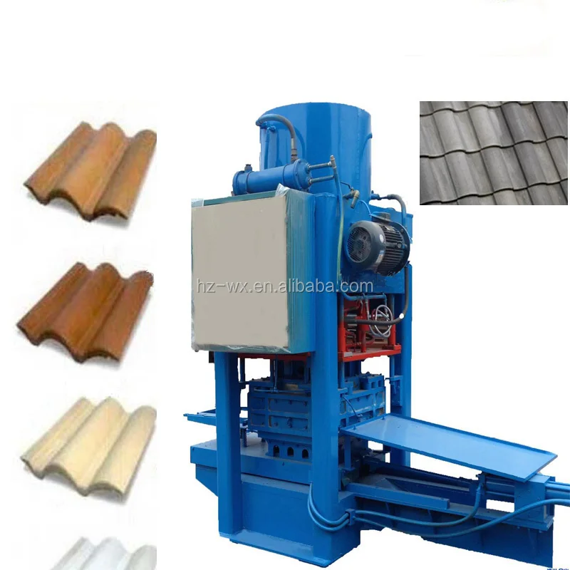 Low Cost Cement Brick And Roof Tile Making Machines With High Quality