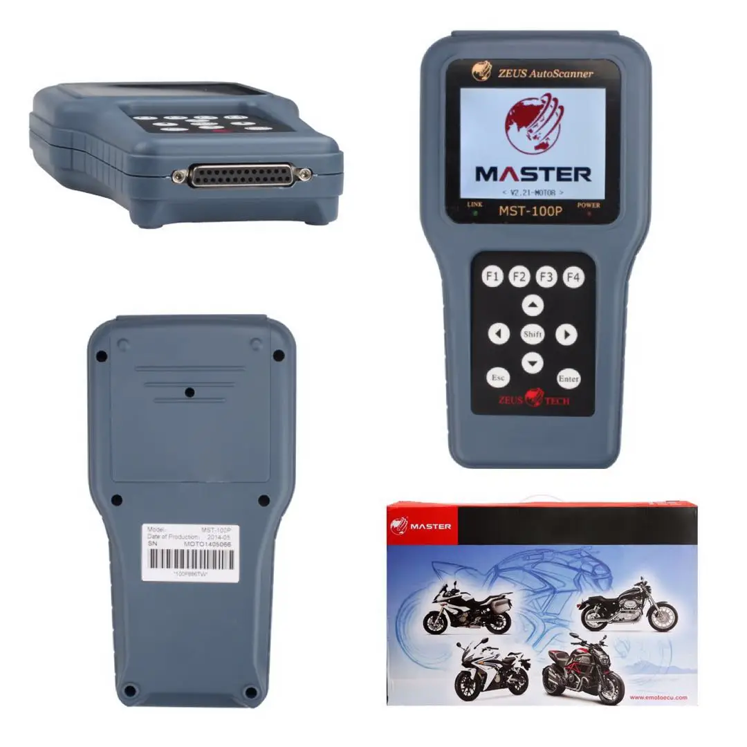 MotorBike Diagnostic Scanner MST-100P Handheld Motorcycle Scanning Tester Tool Support For S-YM K-YMCO Y-AMAHA P-GO S-UZUKI etc