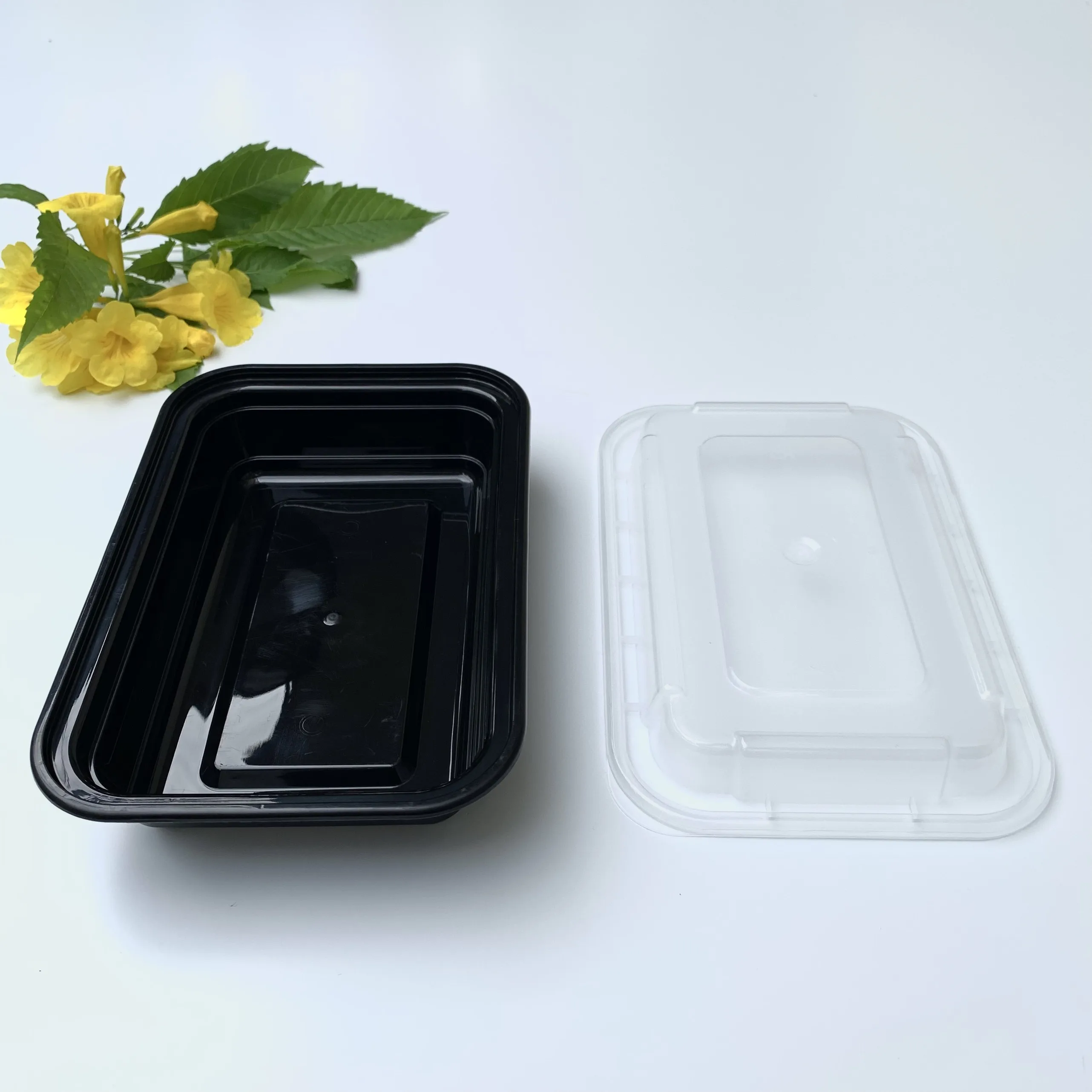 Wholesale Rectangular Pp Plastic Disposable Microwave Food Container