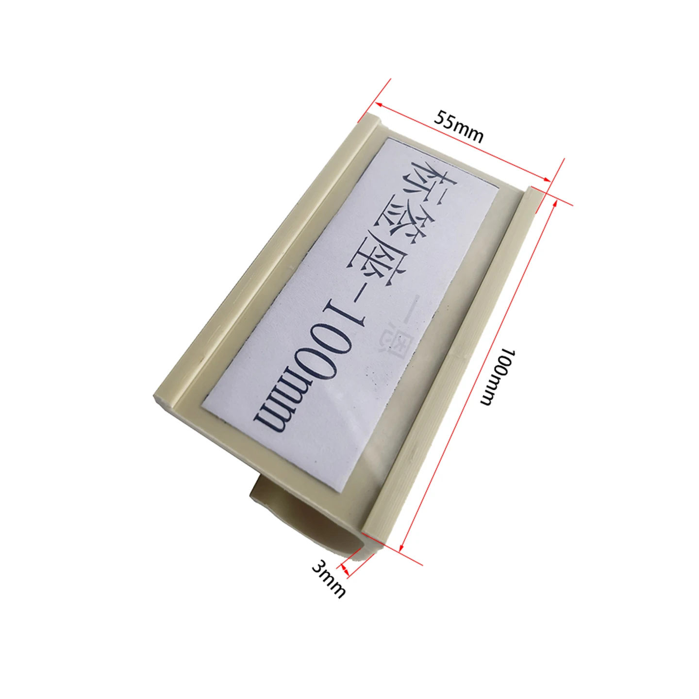 product plastic label holder identification plate 28mm third generation aluminum alloy 1000 series lean line rod workbench turnover cart-16