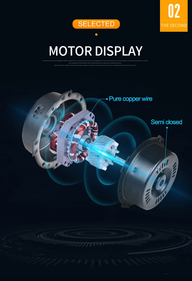 12V 24V High Speed Cooler Industrial Floor Fan Electric Price Ac Copper Motor With Fan Spare Parts supplier