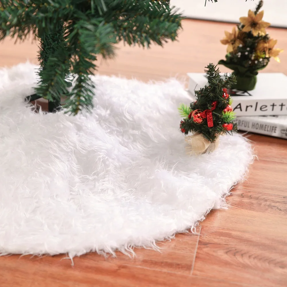 christmas tree plush skirt