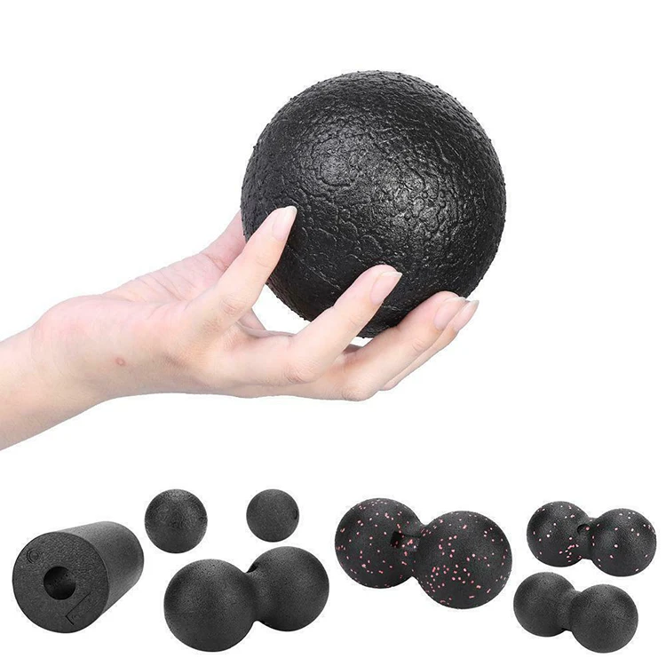 亚马逊批发健身畅销 epp 肌肉放松泡沫手柄花生按摩球
