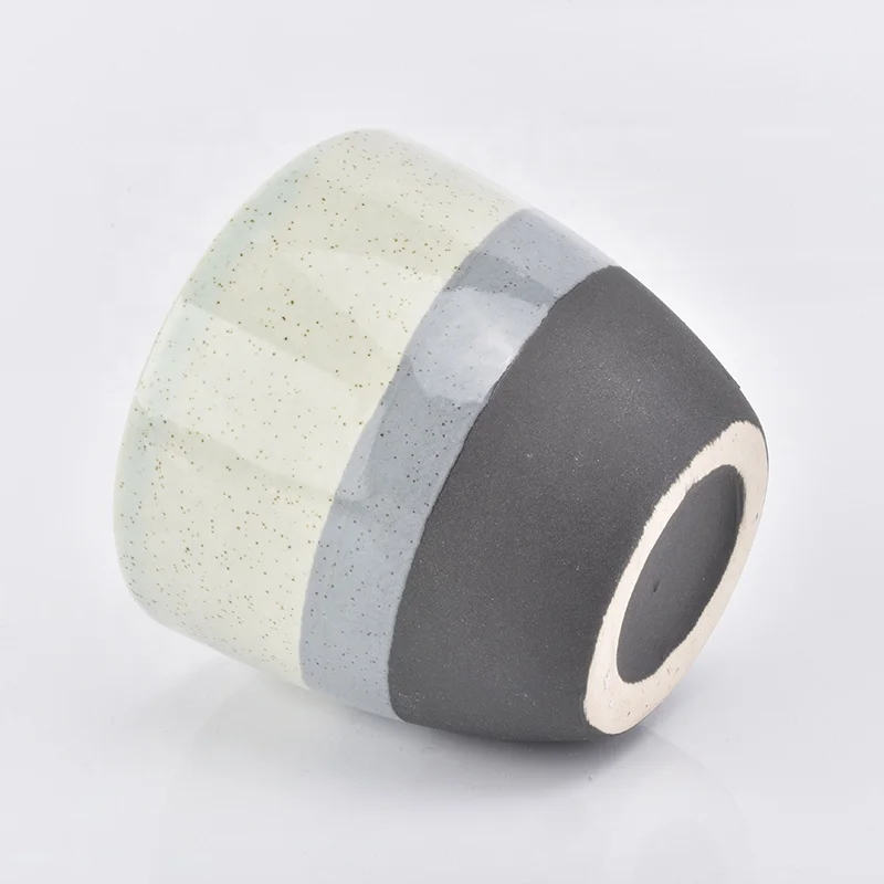 Mini custom ceramic candle cup scented candle bottle home decor