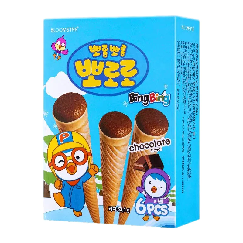 Korean Imported Ice Cream Biscuits With A Chocolate Flavor Of 53.4g For ...