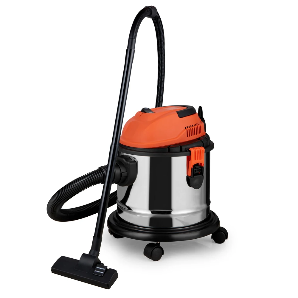 Wet & Dry Industrial Vacuum Cleaner 15l Stainless Steel Tank Workshop ...