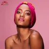 Luxury Satin Double Layer Turban Stylish Sleep Hair Hats Shower Cap for Women