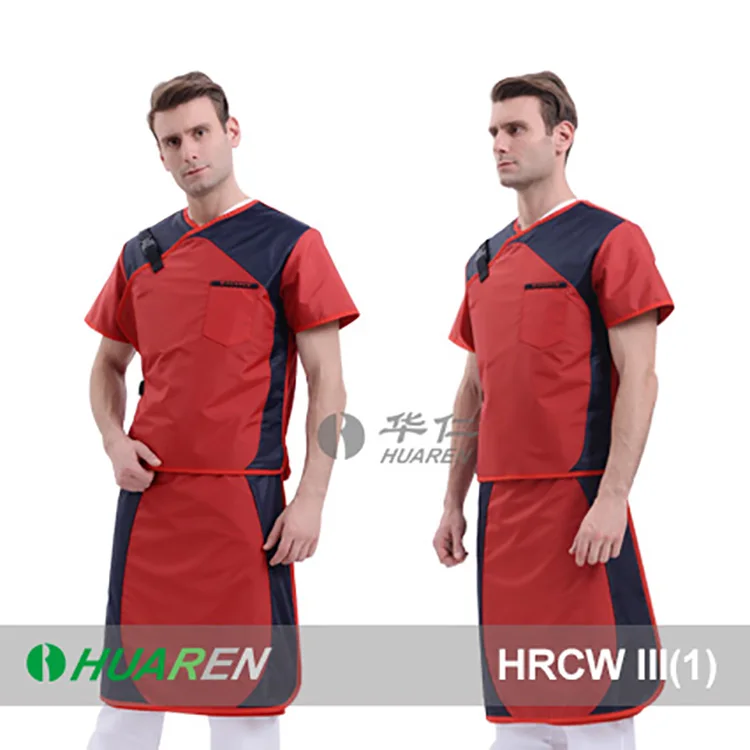 
HUAREN CE high quality x ray All-round protection lead apron 