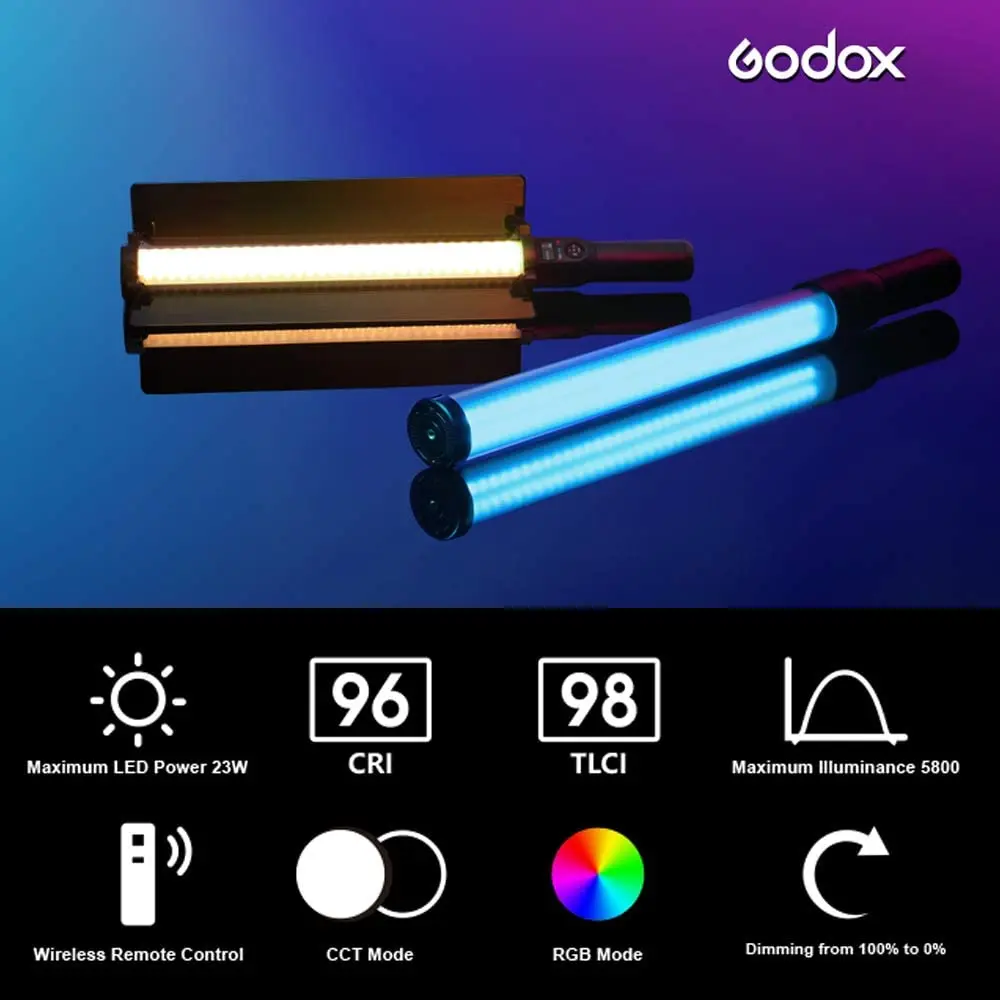 Godox LC500R RGB LED Light Stick - Versatile Full Color Lighting