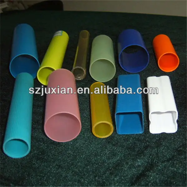 Plastic Profile Pvc/pc/abs/pp/pe/ps/hdpe/hips/pmma Rigid Pipe - Buy ...