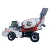 Concrete mixing truck 3.2 CBM self loading concrete mixer with auto water feed system