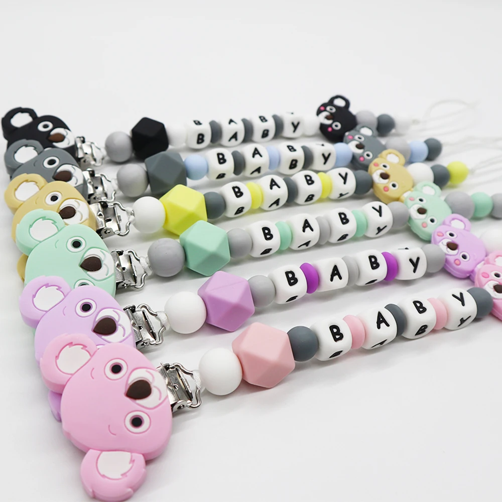 New Baby Products Custom Logo Pacifier Holder Baby Pacifier Clip