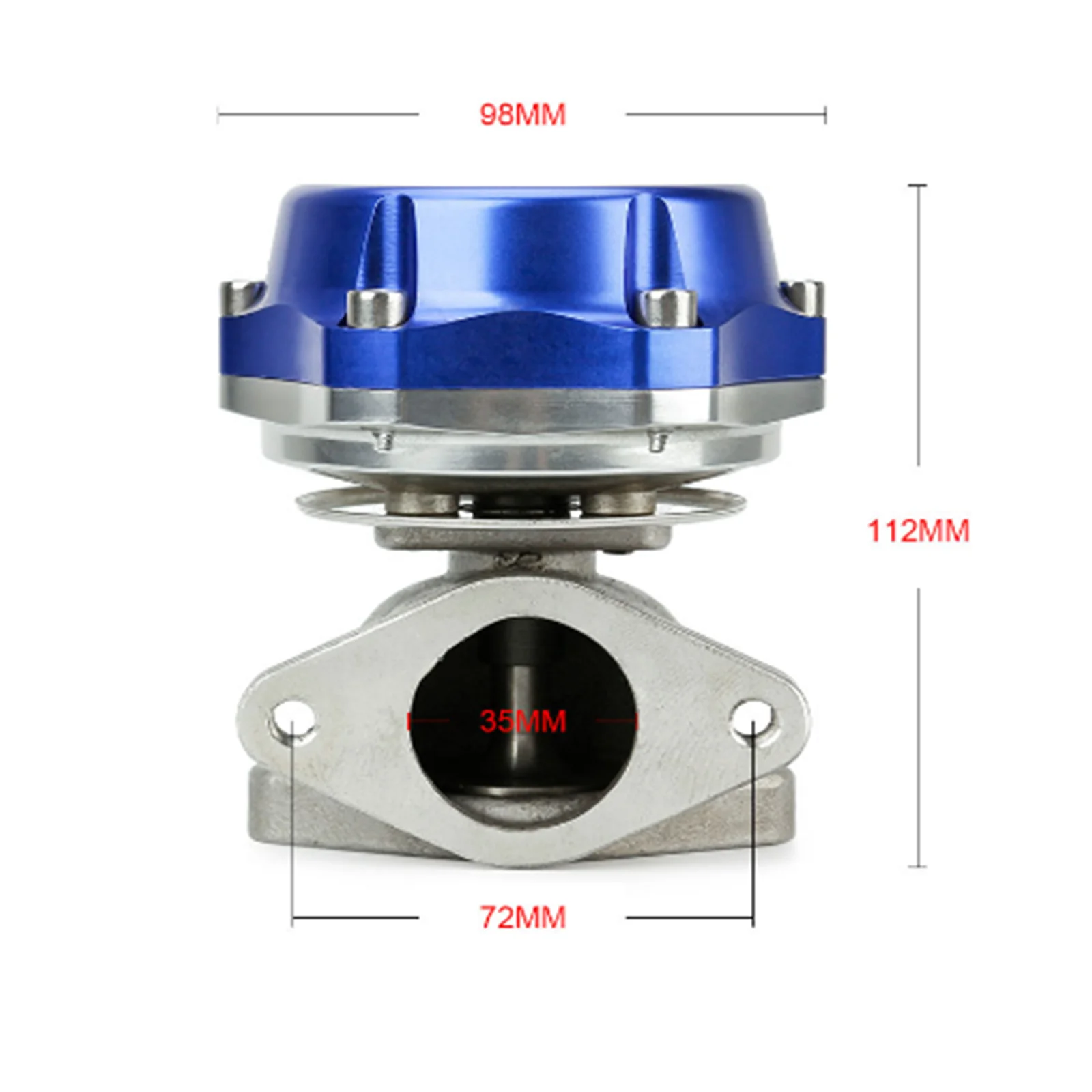 38mm External Tur*o Exhaust Manifold Wastegate With Dump Ring 14psi