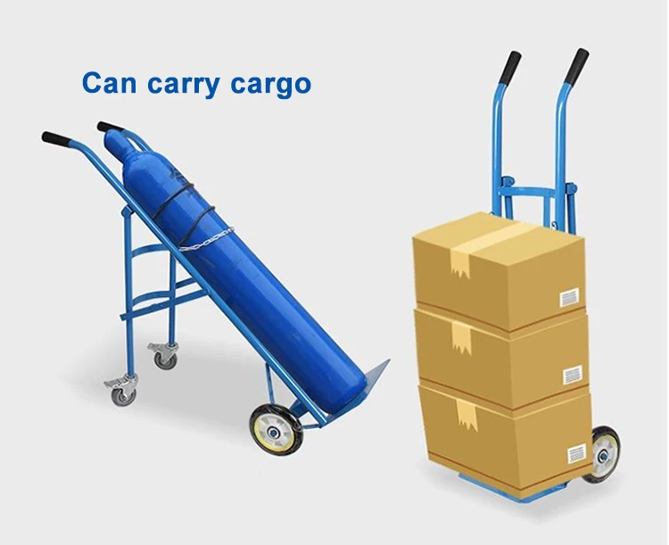 High Quality Oxygen Gas Cylinder Trolley Cylinder Cart With Silent
