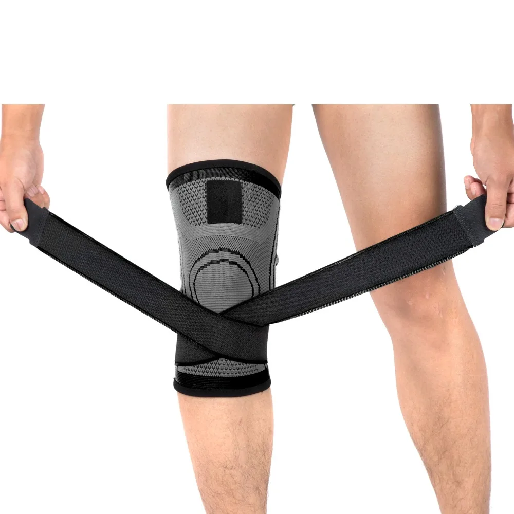 运动护膝加压护膝弹性护膝支撑套篮球排球护具训练健身