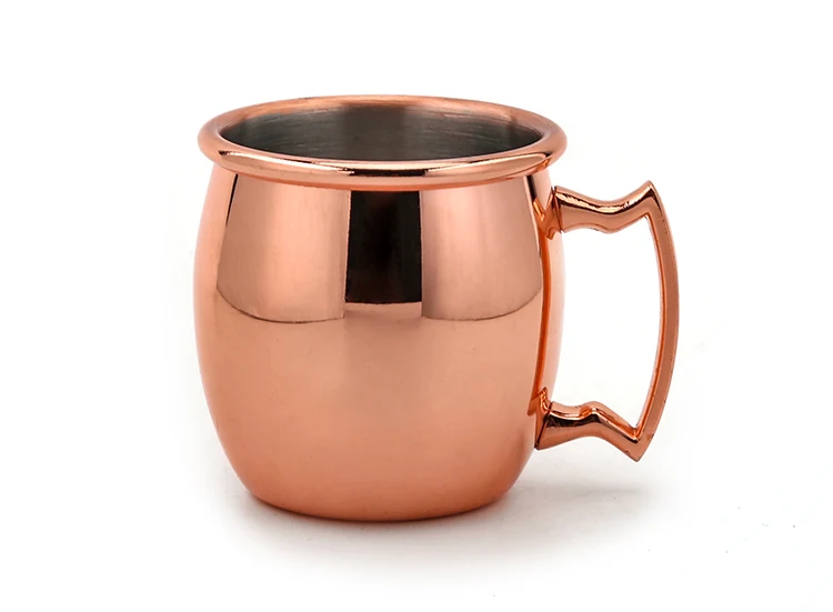 Best Sales hammered style customized packing Stainless Steel pure 16oz real copper moscow mule drinkware mugs with Brass Handle