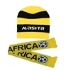 OEM Custom Logo Sports Team Club Acrylic Winter Scarf Acrylic Custom Soccer Scarf