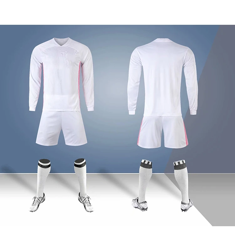 blank long sleeve soccer jerseys