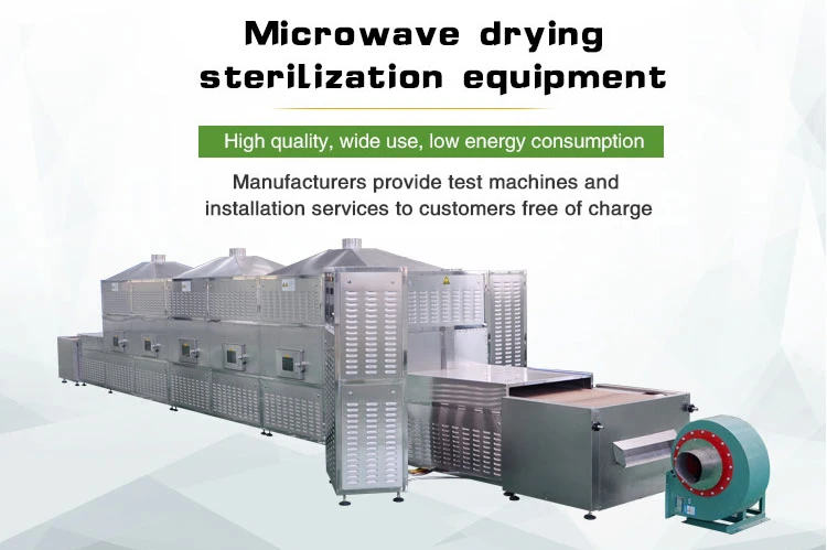 tea microwave drying machine