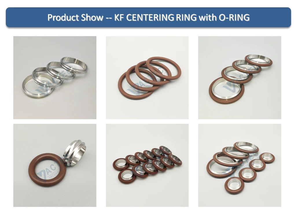 Kf10/16/25/40/50 Centering Ring With Oring Of Kf Vacuuum Fittings And
