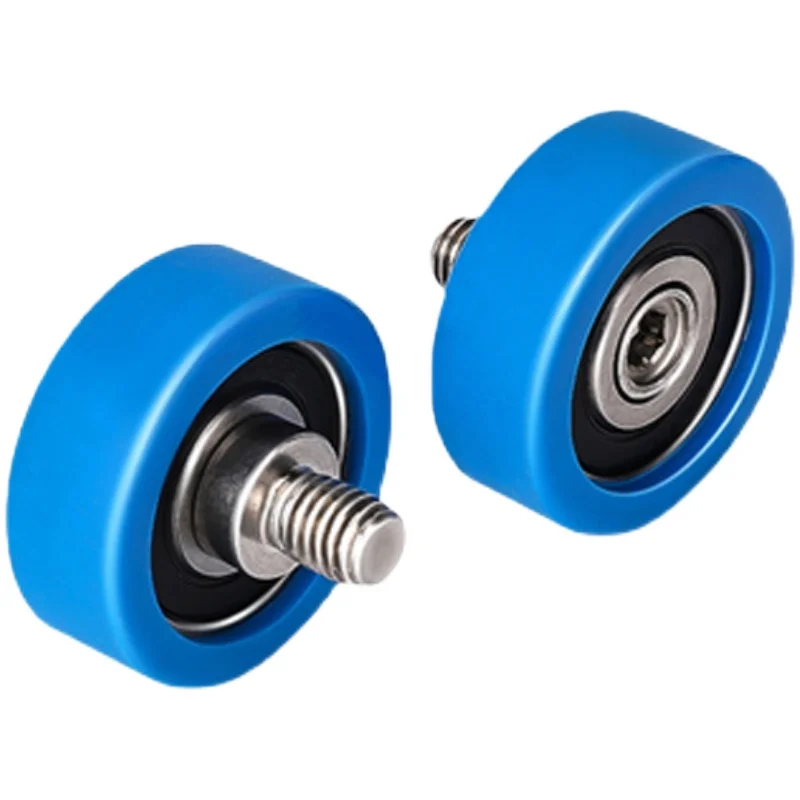 Umbh Rubber Bearing Polyurethane Roller With Screw Pulley Wear
