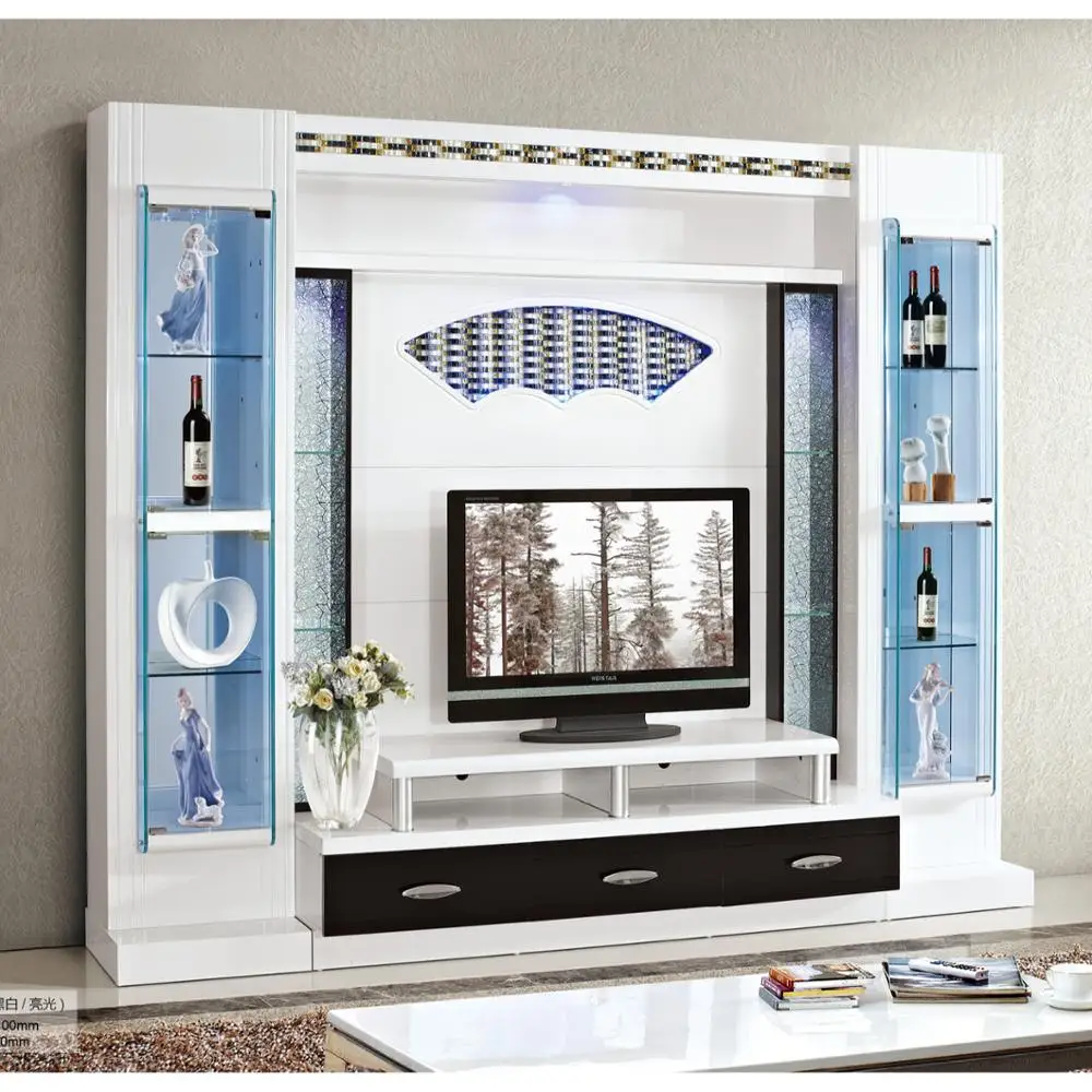 Tv Stand Living Room Furniture Tv Unit Wholesale Price Wooden Modern 5