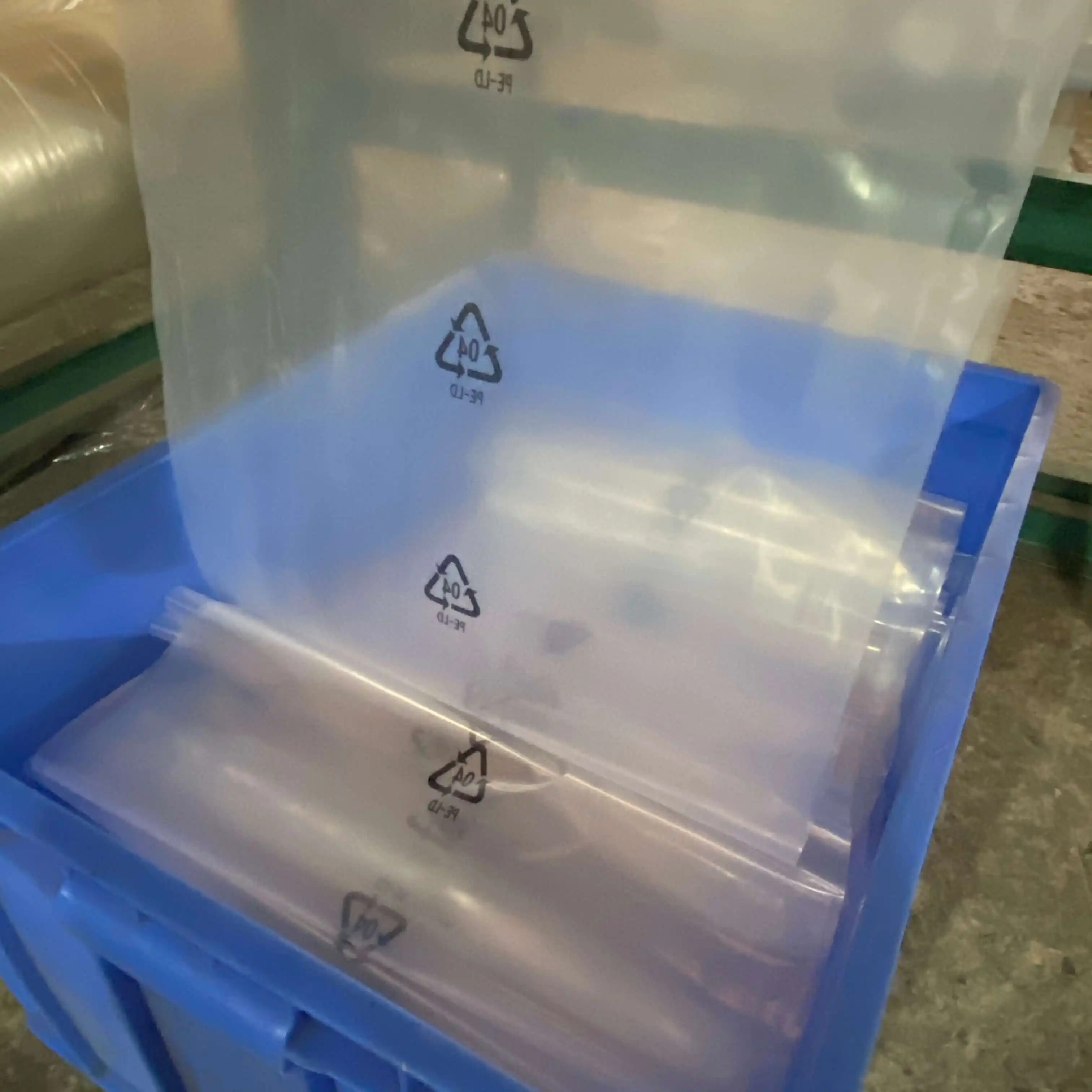 various specifications high standard transparent plastic bags