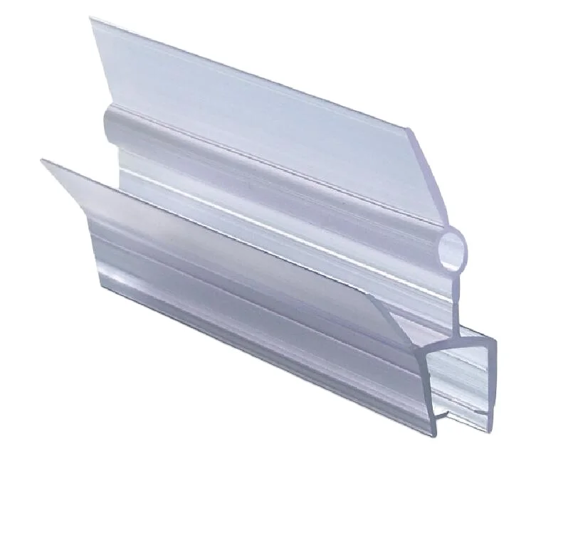 product sample free glass shower door transparent pvc waterproof seal strip shower sealing strip bottom door for 4 6mm-4