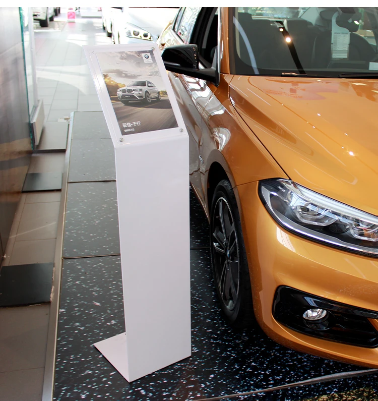 Acrylic Info Display Stand For Car Vehicle Information Seat Parameters Wood Material For Shelf