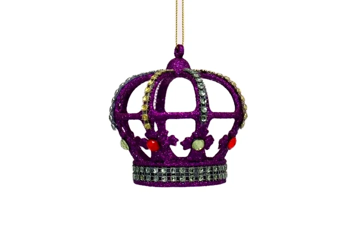 mardi gras crown ornaments