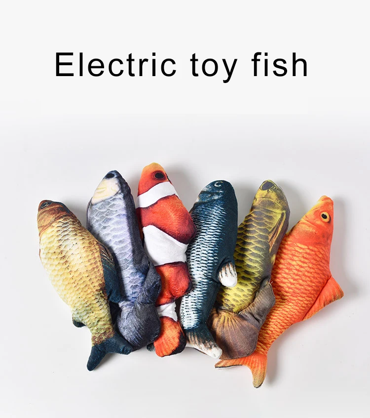 electric fish toy for cat