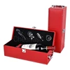 MOQ 10set Leather Single wine box bottle for PU