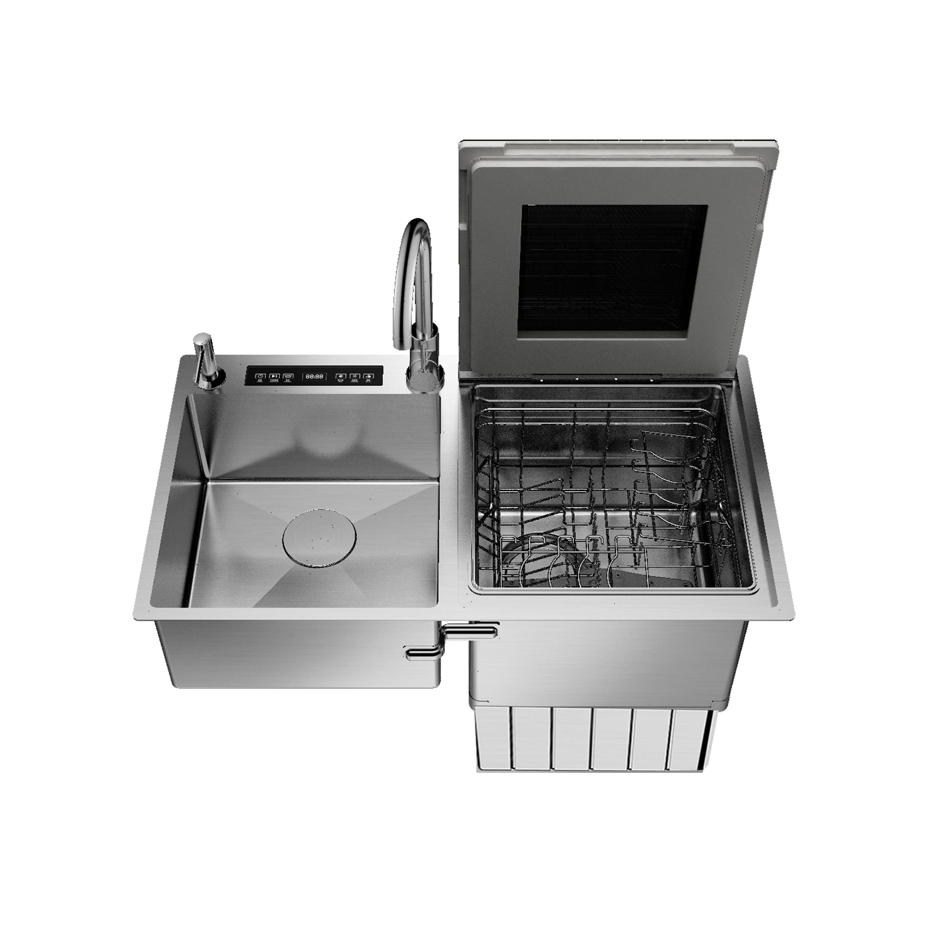 Automatic Dishwasher Sink Machine Washing Stainless Steel Countertop Dishwashers For Home Buy