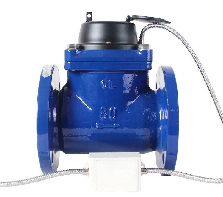 2" Flange Water Flow Meter Nb Iot Ocr Turbine Big Water Meter 1 12inch