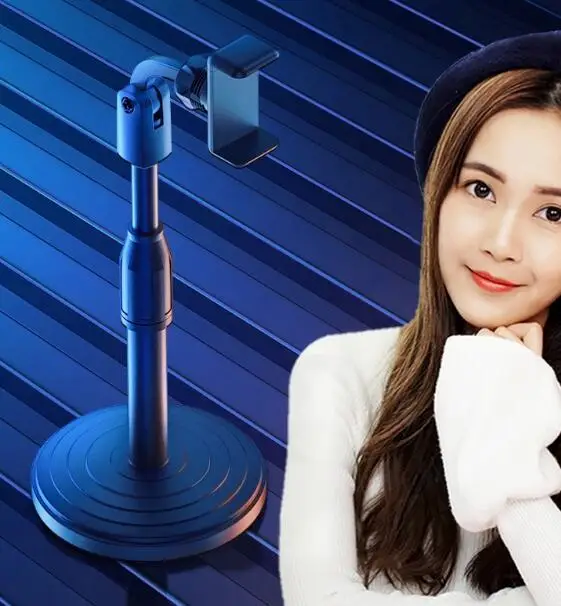 Mobile Phone Stand Broadcast Desk Table Clip Bracket Table Mount Cell Phone Support Holder