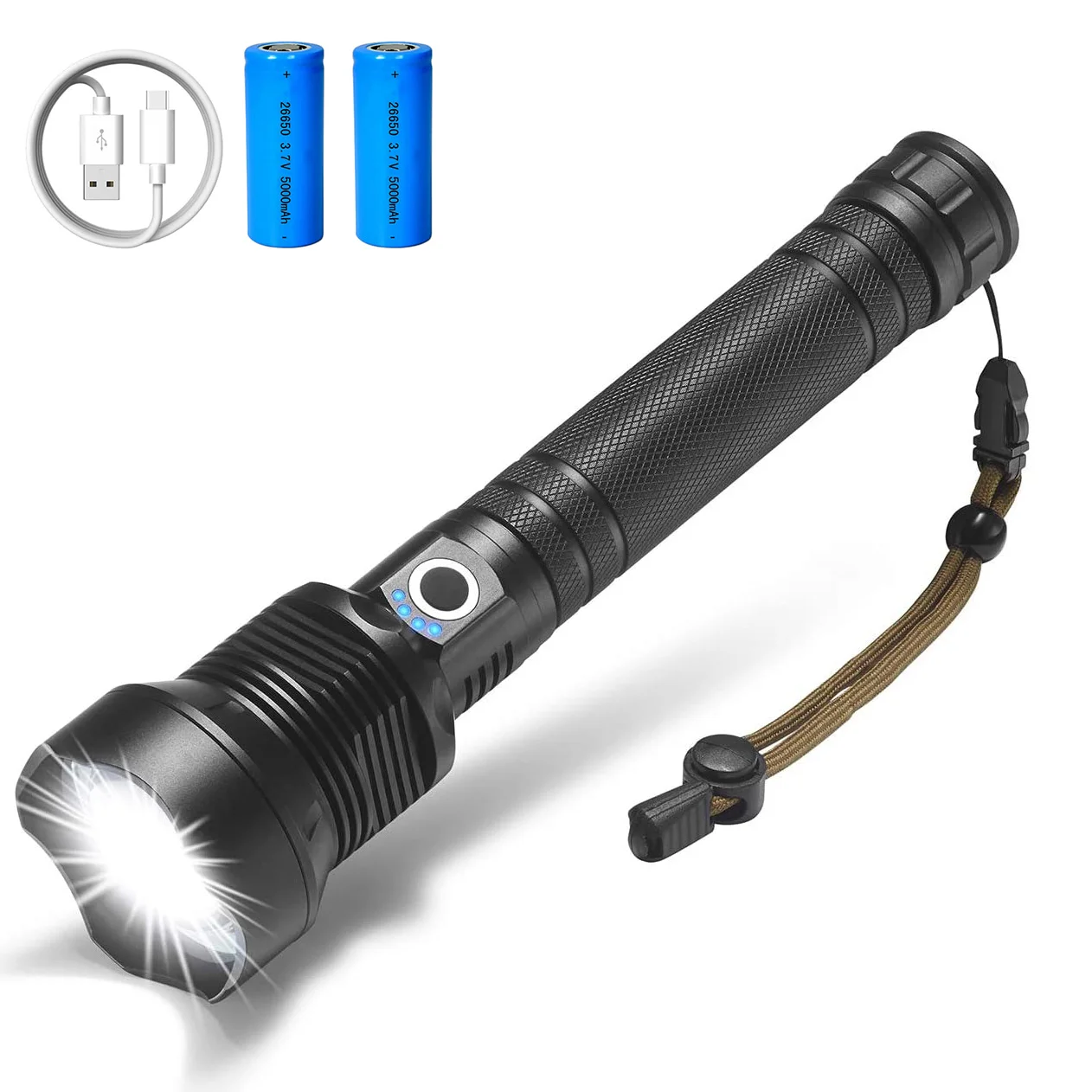 China Xhp70 Torchlight Led Flashlights Handheld Super Bright Powerful