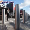 stainless steel pipe for garden gate hotel bollards with round top