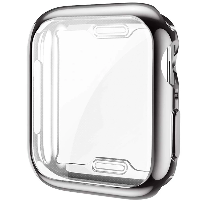 Rose Gold Case For Apple Watch Series 5 / Series 4,Screen Protector For