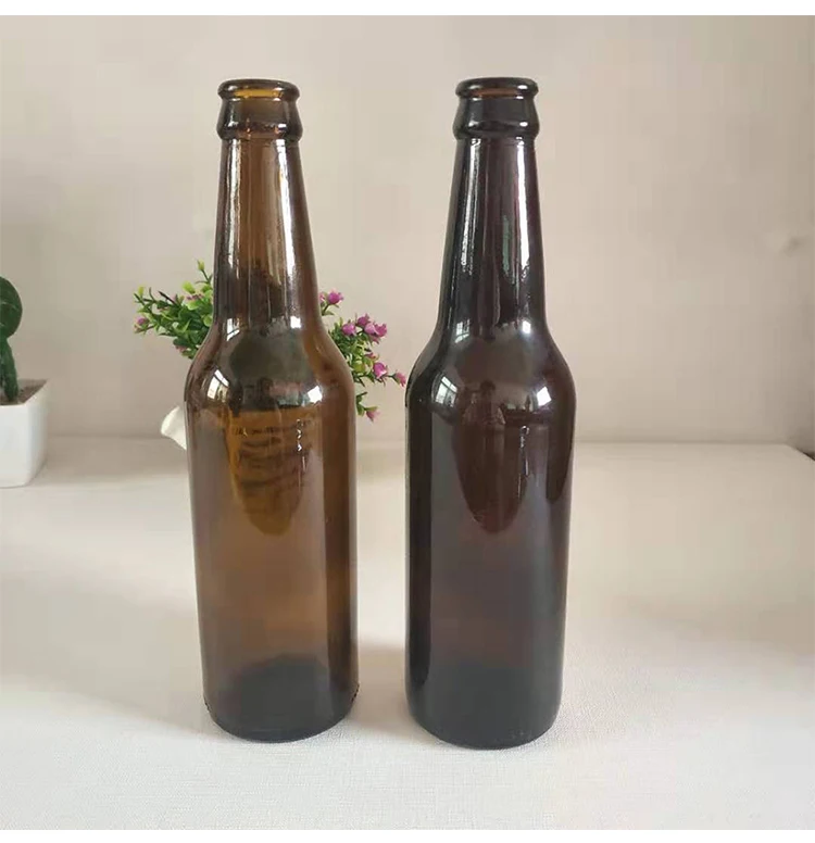 _02.jpg OF Custom Made Amber / Clear/ Green / Blue 250ml 330ml 500ml 600ml 1000ml Empty Glass Beer Bottle