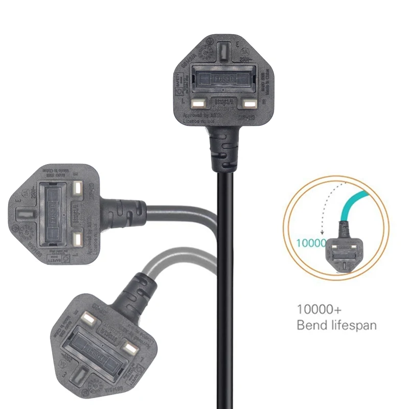 High Quality Ce Certified Uk 3 Core Power Cable Best Price 2*0.75mm2