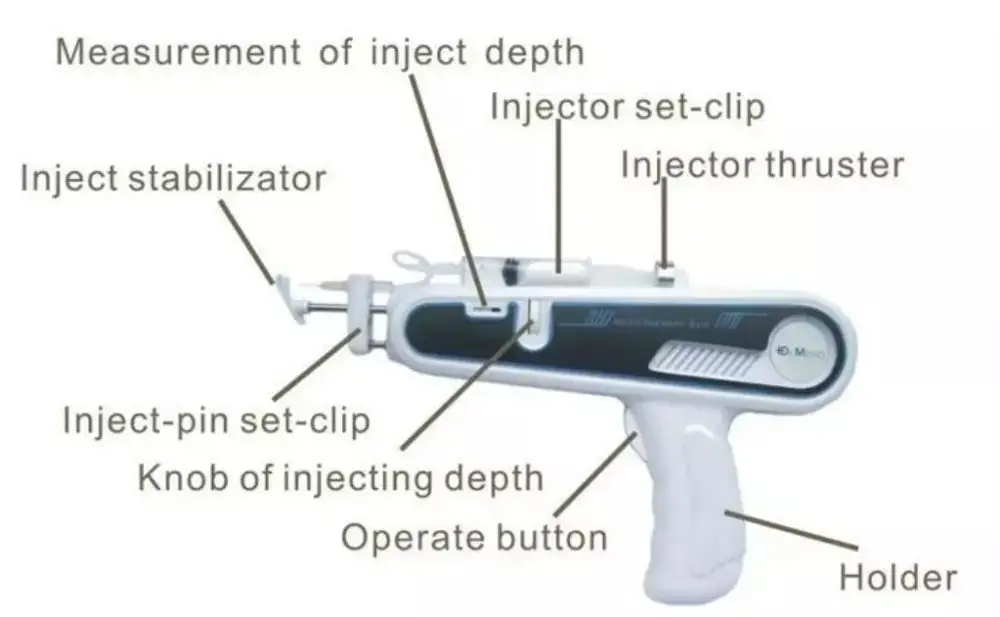 Hot Selling No Needle Mesogun Injection Machine Meso Injector Pen Mesotherapy Gun